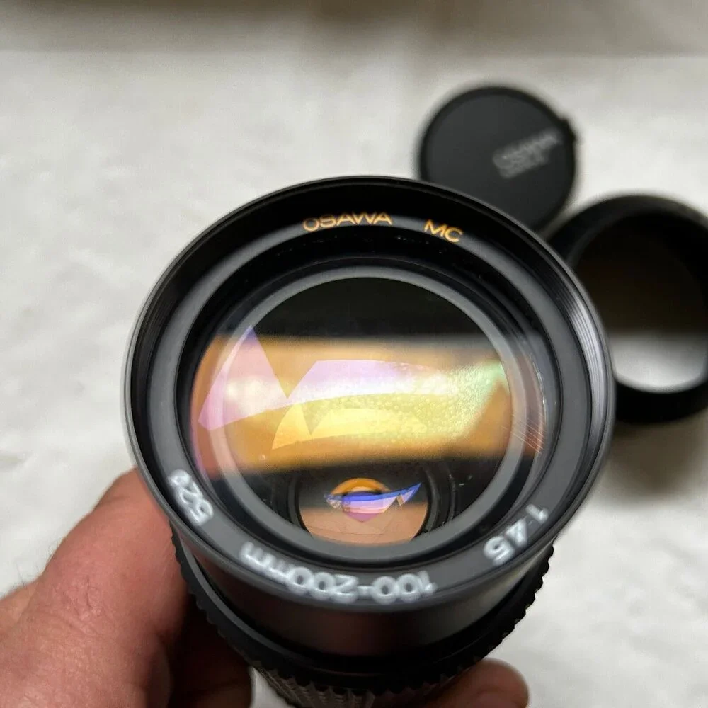 OSAWA Mark II 100mm 200mm F4.5 Pre owned in Box w/hood MF